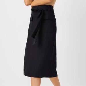 NWT Cargo Pencil Skirt with Tie Waist